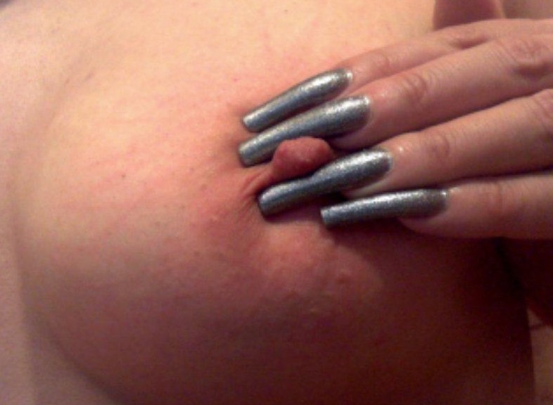 Woman with long nails hardcore sex